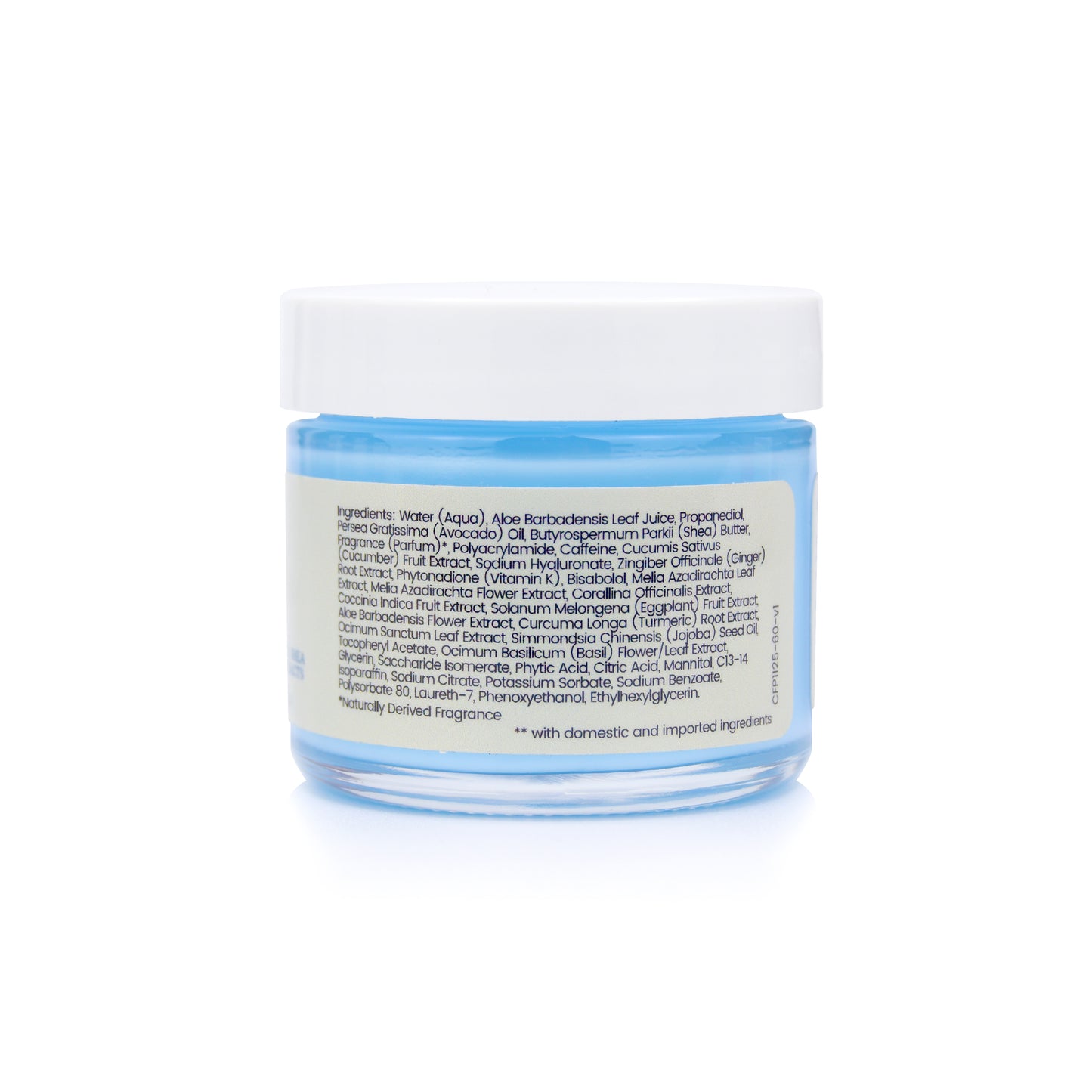 Gel de pepino a base de hierbas para ojos